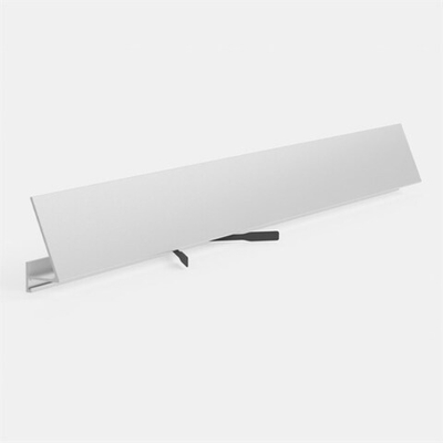 Плинтус Pro Design Corner 570 муар белый (пружины в комплект не входят) 2700 мм