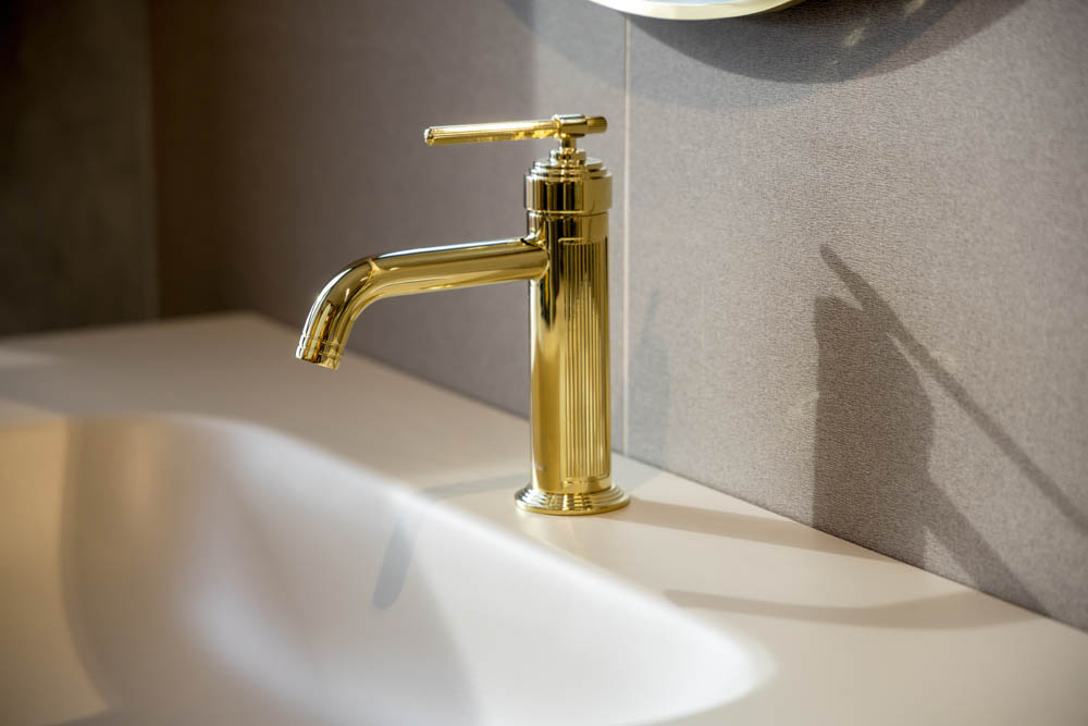 Смеситель для умывальника ETERNA GOLD