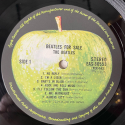 Винтажная виниловая пластинка LP The Beatles For Sa le (Japan 1976) (Obi) I'll Follow The Sun