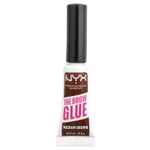 NYX Professional Makeup, The Brow Glue, мгновенный стайлер для бровей, 03 коричневый, 5 г (0,17 унции)