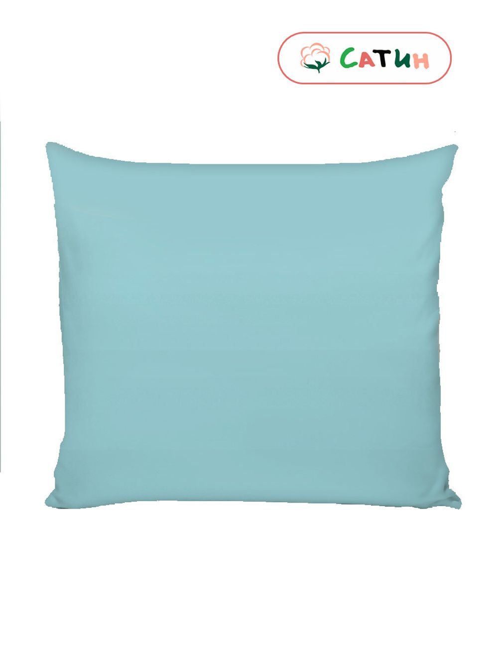 Наволочка 1 шт сатин Milky Garden "Нега" 70x70 см на молнии