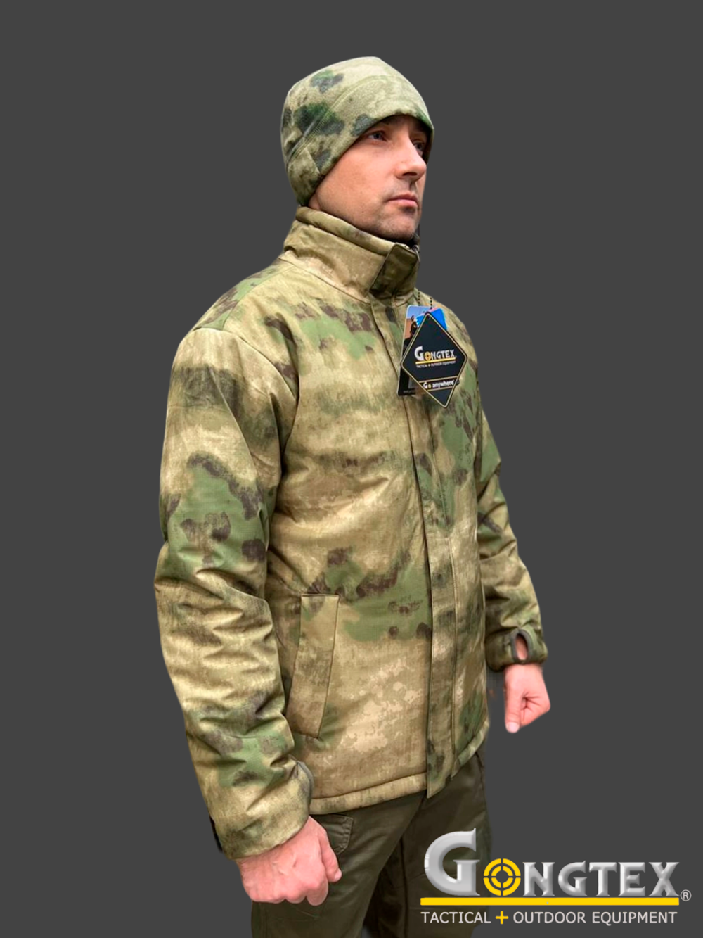Куртка двусторонняя L7 Gongtex Reversible Jacket. Мох/Олива