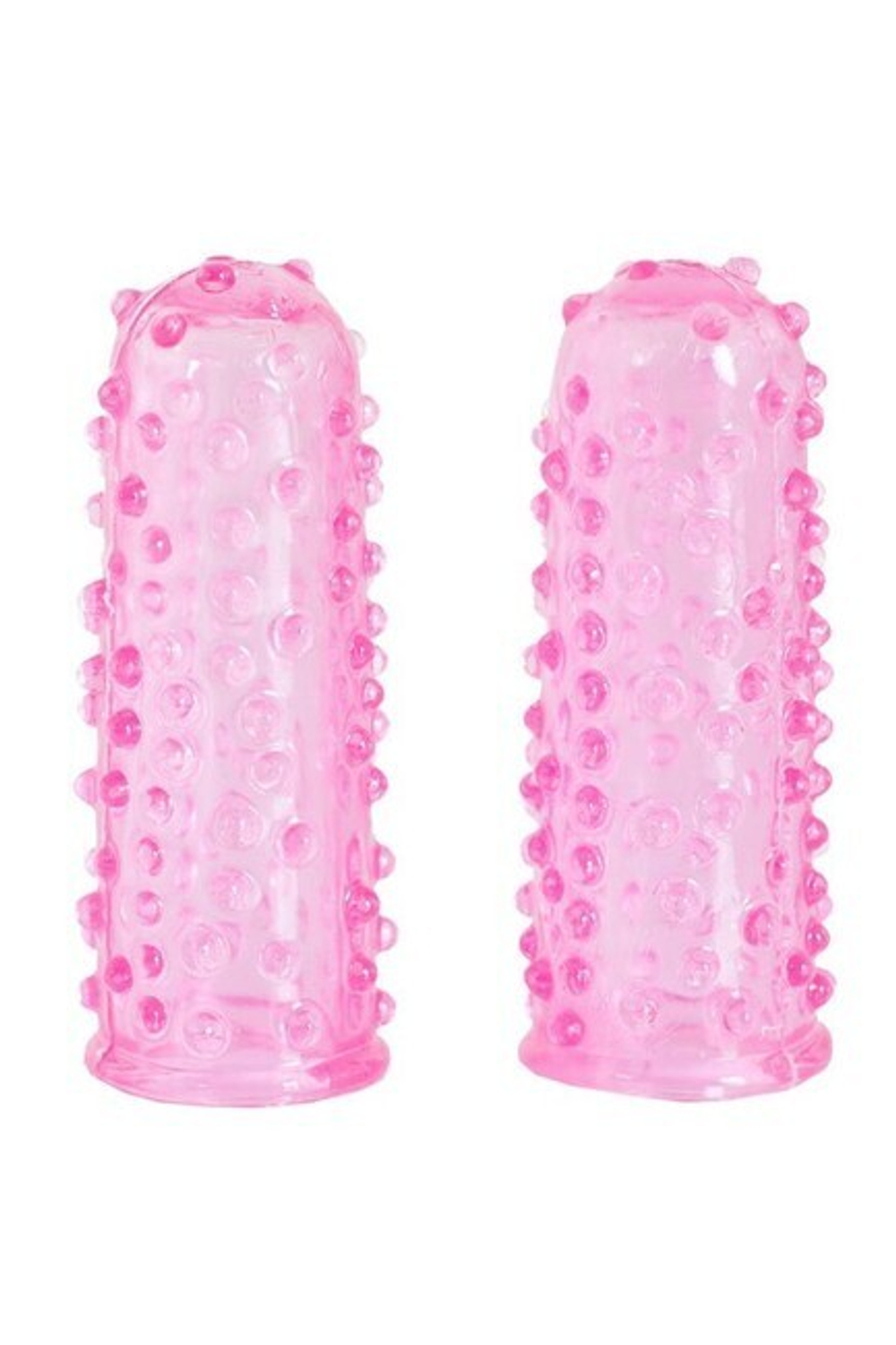 Рельефные напальчники для стимуляции Toyfa (Цвет: розовый)