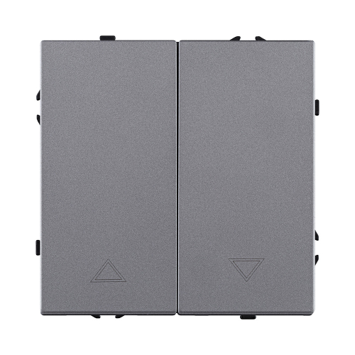 Механизм управления жалюзи 2-клавишный, серый Kollinger Eclipse EC-013GY