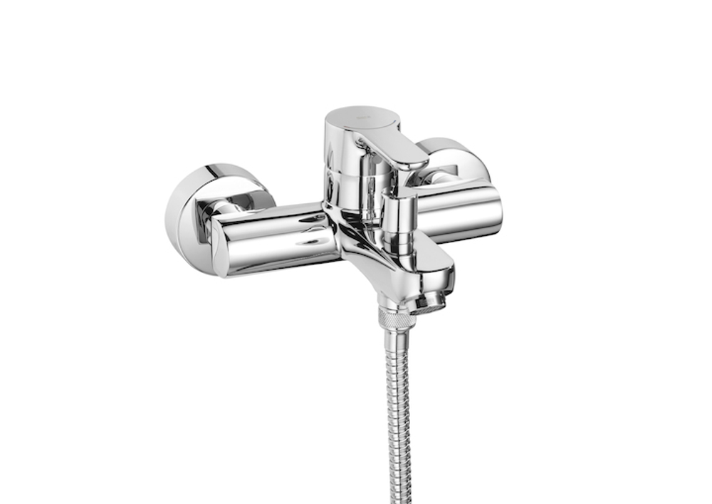 Roca L20  Монтируемый в стену смеситель для ванны-душа с автом. переключателем 75A0209COM