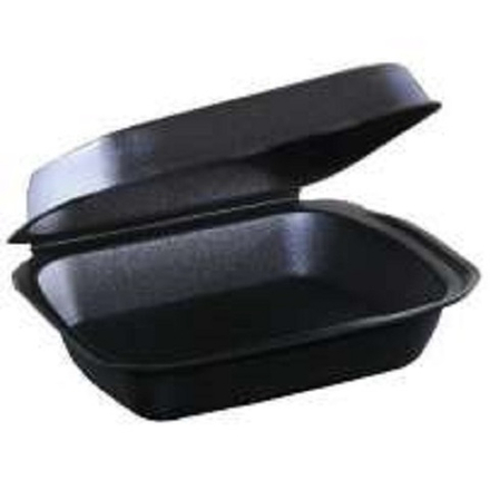 Ланч-бокс вспененный ЧЕРНЫЙ (200)