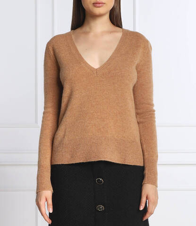 Хлопковый свитер Calvin Klein - светло-коричневый(K20K205420)