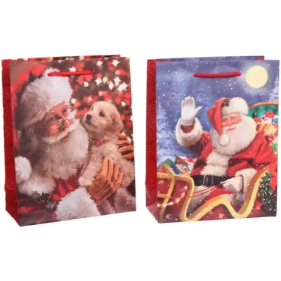 Пакет подарочный «Зимняя история» 18*23*8 см, микс