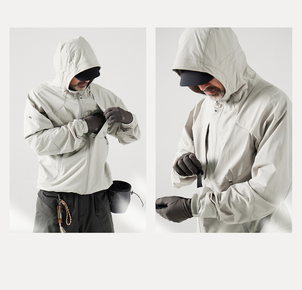 Куртка Nothomme Blue Structure Waterproof Soft Shell Hooded Jacket Cloud Gray