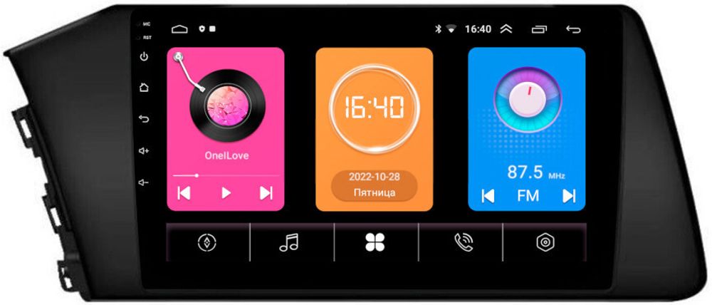 Магнитола для Hyundai Elantra 2021+ - OEM GT9-1063 на Android 10, 2ГБ-16ГБ