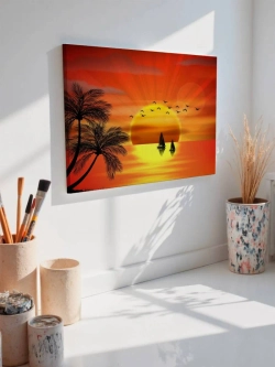 Картина на стену 40 X 50 Закат на море