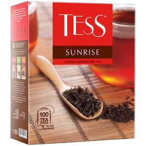 ЧАЙ TESS SUNRISE ЧЕРНЫЙ ЦЕЙЛОНСКИЙ 1.8ГР*100П*9