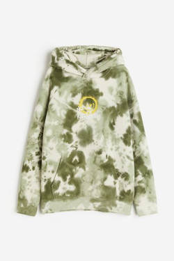 H&M Толстовка с капюшоном, хаки