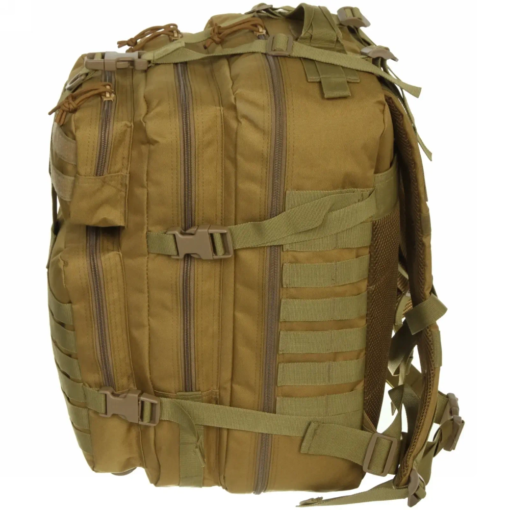 Рюкзак туристический 40л, цвет песочный,D3