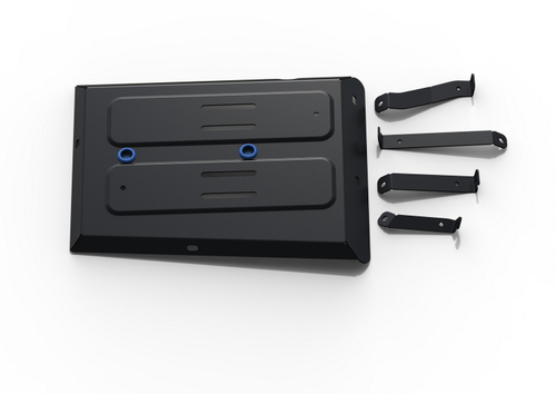 Защита топливного бака Rival для Chery Tiggo 4 I поколение рестайлинг FWD 2019-2022, сталь 1.5 мм, с крепежом, штампованная, 111.0931.1