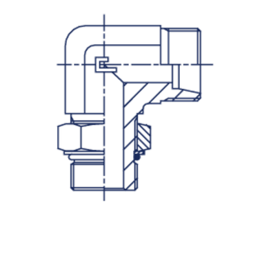 Штуцер FRA90 DS14 UNF7/8" (корпус) CAST