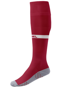 Гетры футбольные CAMP ADVANCED SOCKS, гранатовый/белый