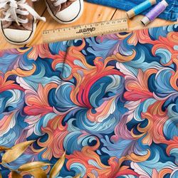 Ткань премиум шелк искусственный Армани красочные впечатления моментов