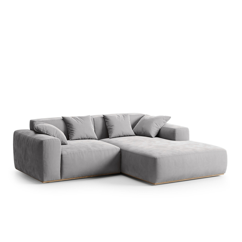 3-х местный нераскладной диван с кушеткой SAGA 006/019