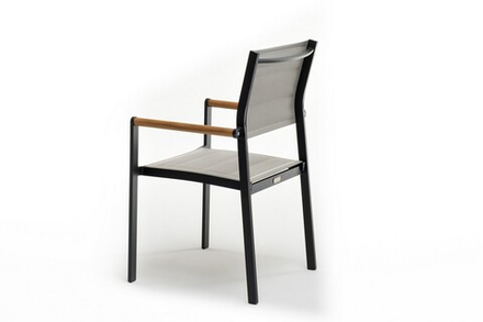 Стул из алюминия Joygarden МАЯ, темный графит