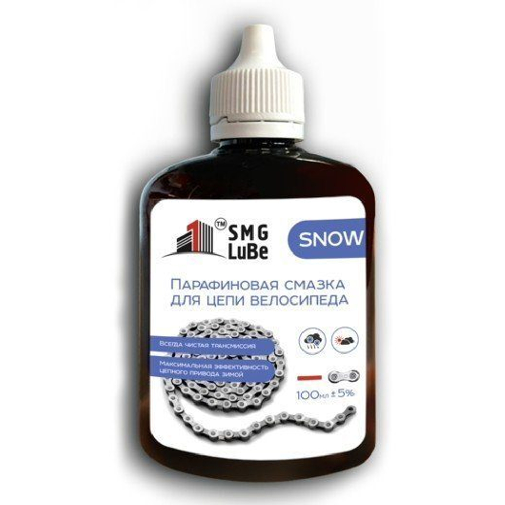 Парафиновая смазка для цепи велосипеда Snow 100мл +- 5%