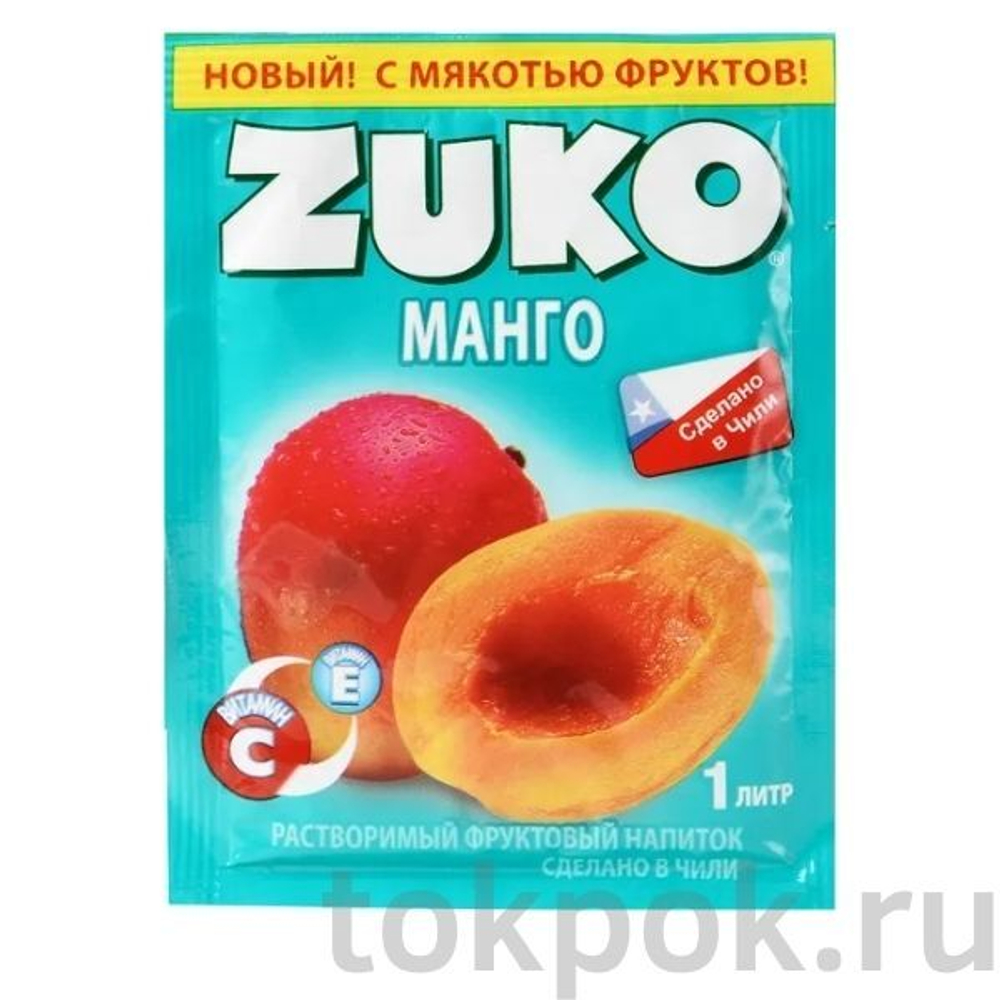 Растворимый напиток Zuko со вкусом манго, 25 гр
