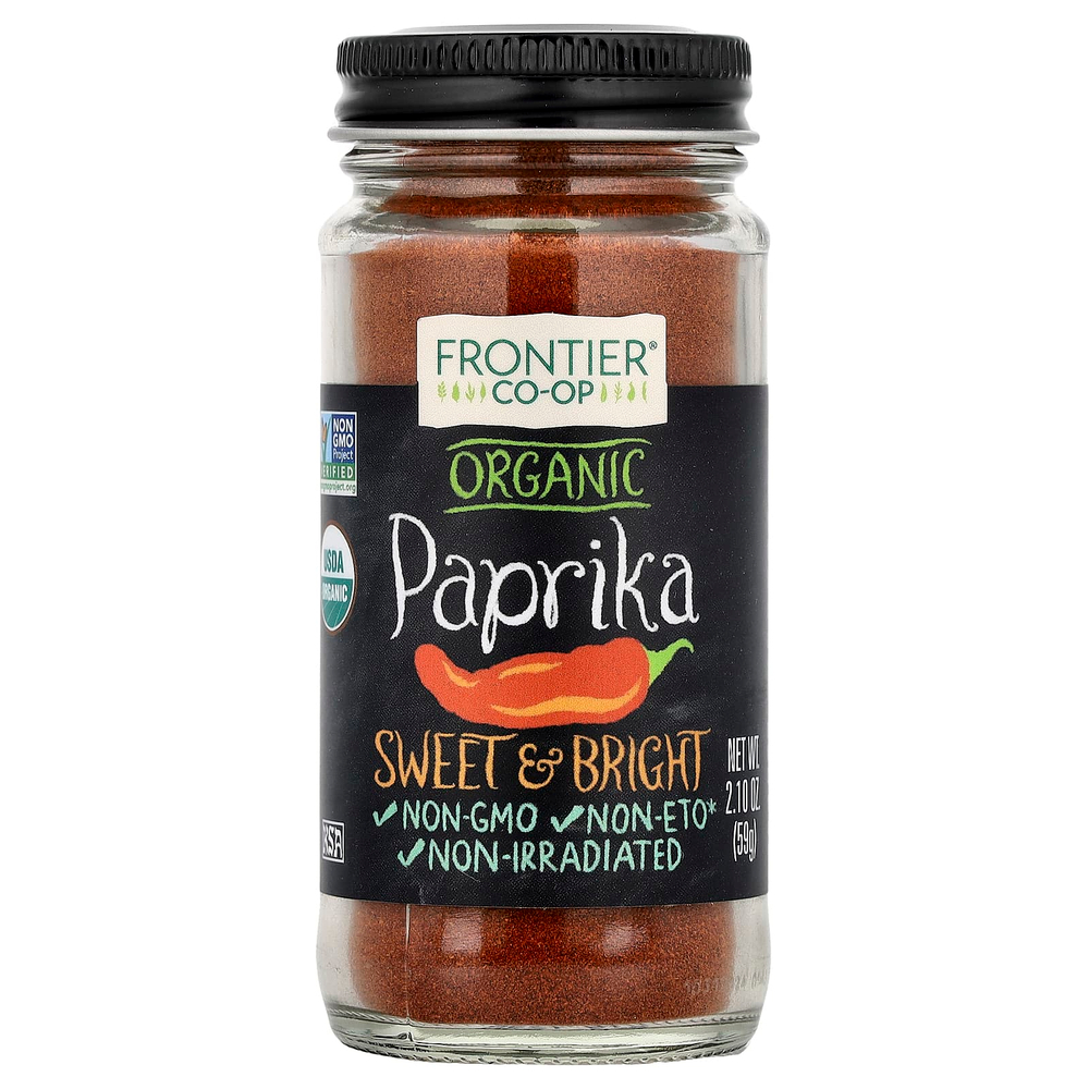 Frontier Co-op, органическая паприка, 59 г (2,1 унции)