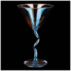 НАБОР БОКАЛОВ ИЗ 2 ШТ ДЛЯ ШАМПАНСКОГО "ЛАЗУРИТ" 200 МЛ