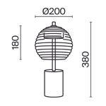 Настольная светодиодная лампа Maytoni Rueca P060TL-L12BK