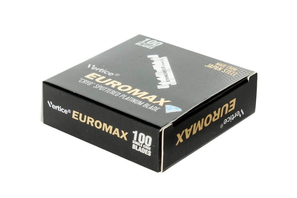 Лезвия Euromax односторонние половинки 100 шт.