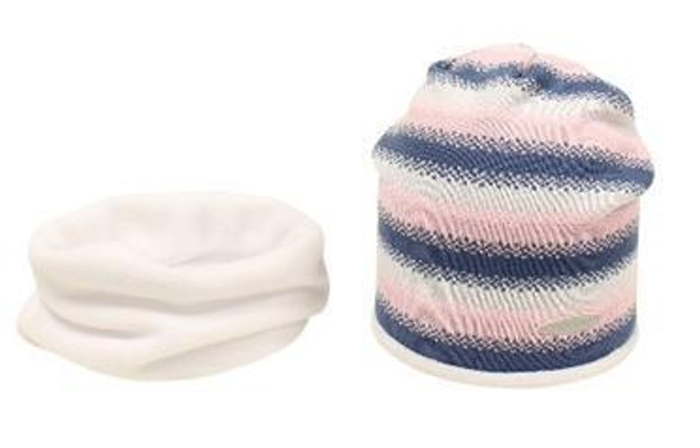 Комплект детский (шапка + шарф-снуд) р.54-56 (Мегашапка)