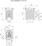 Печь для бани Былина-12 ЧУ