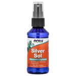 NOW Foods, Silver Sol, добавка с серебром, 118 мл (4 жидк. унции)