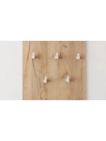 Прихожая с зеркалом Дуб Крафт золотой 200х43х226