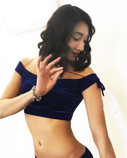 Топ Colette Бархат, Синий