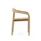 Стул Glynis массив эвкалипта с бежевым сиденьем