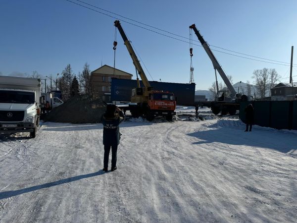 Четыре модульные котельные поставлены и запущены в течении 2 календарных дней