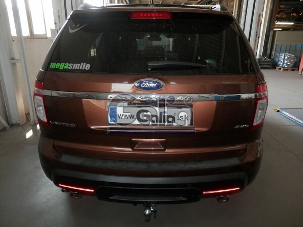 Фаркоп оцинкованный Galia F123A для Ford Explorer 2011-(паспорт и сертификат в комплекте)(без электрики)