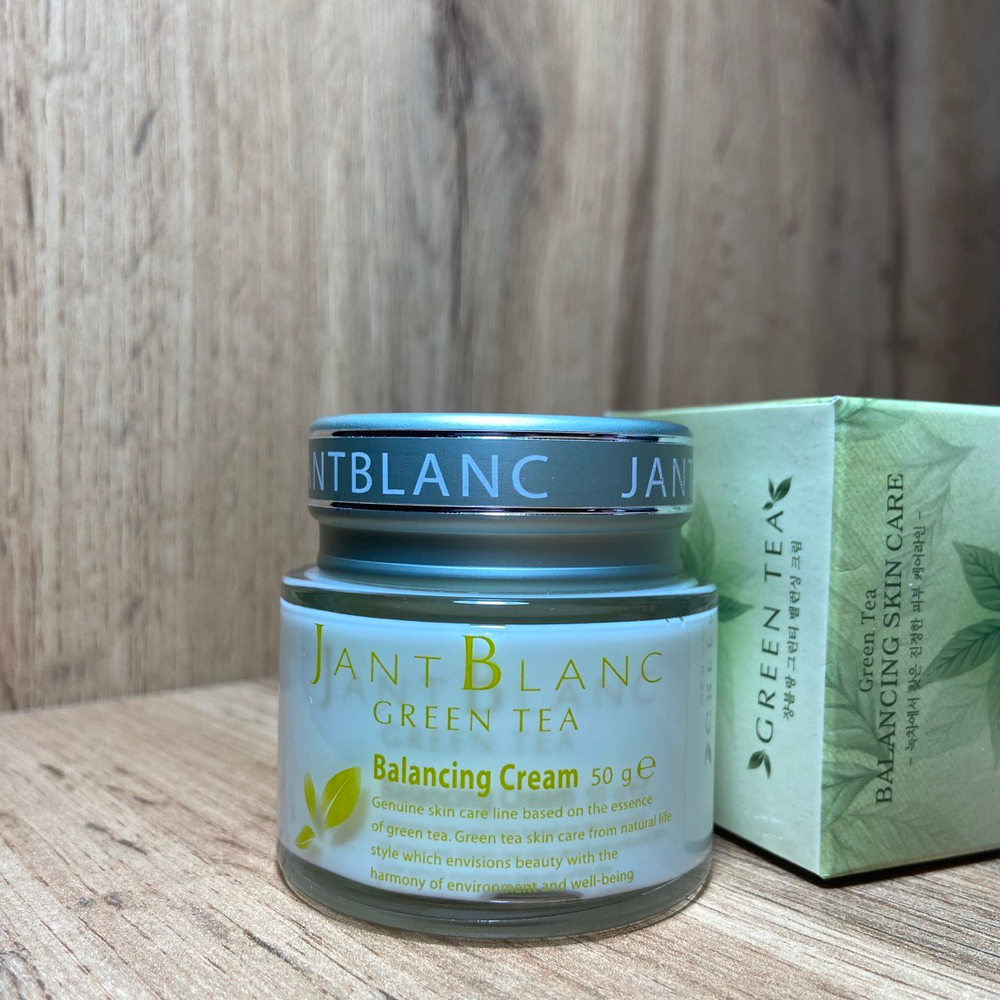 Крем для лица Jant Blanc Green Tea Balancing Cream балансирующий с экстрактом зеленого чая 50 г