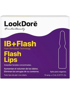 LookDore LOOK DORE IB FLASH AMPOULES FLASH LIPS концентрированная сыворотка в ампулах для губ 10х2мл