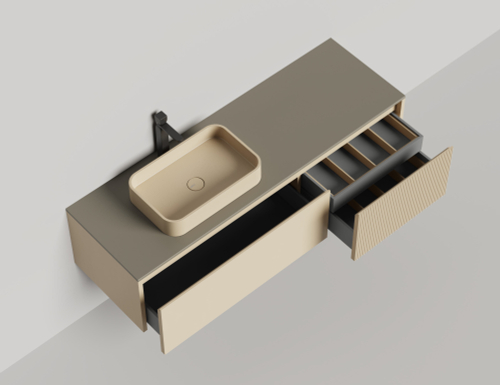 Подвесная тумба Domino 1600, эмаль