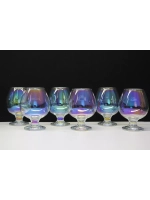 Бокалы для коньяка 6 шт 395 мл " Радужная коллекция"