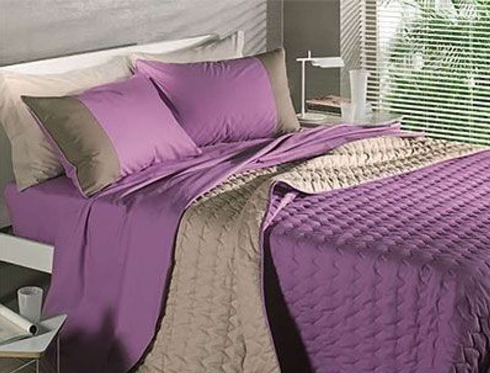 Покрывало 170х270 Caleffi Art Double антрацит