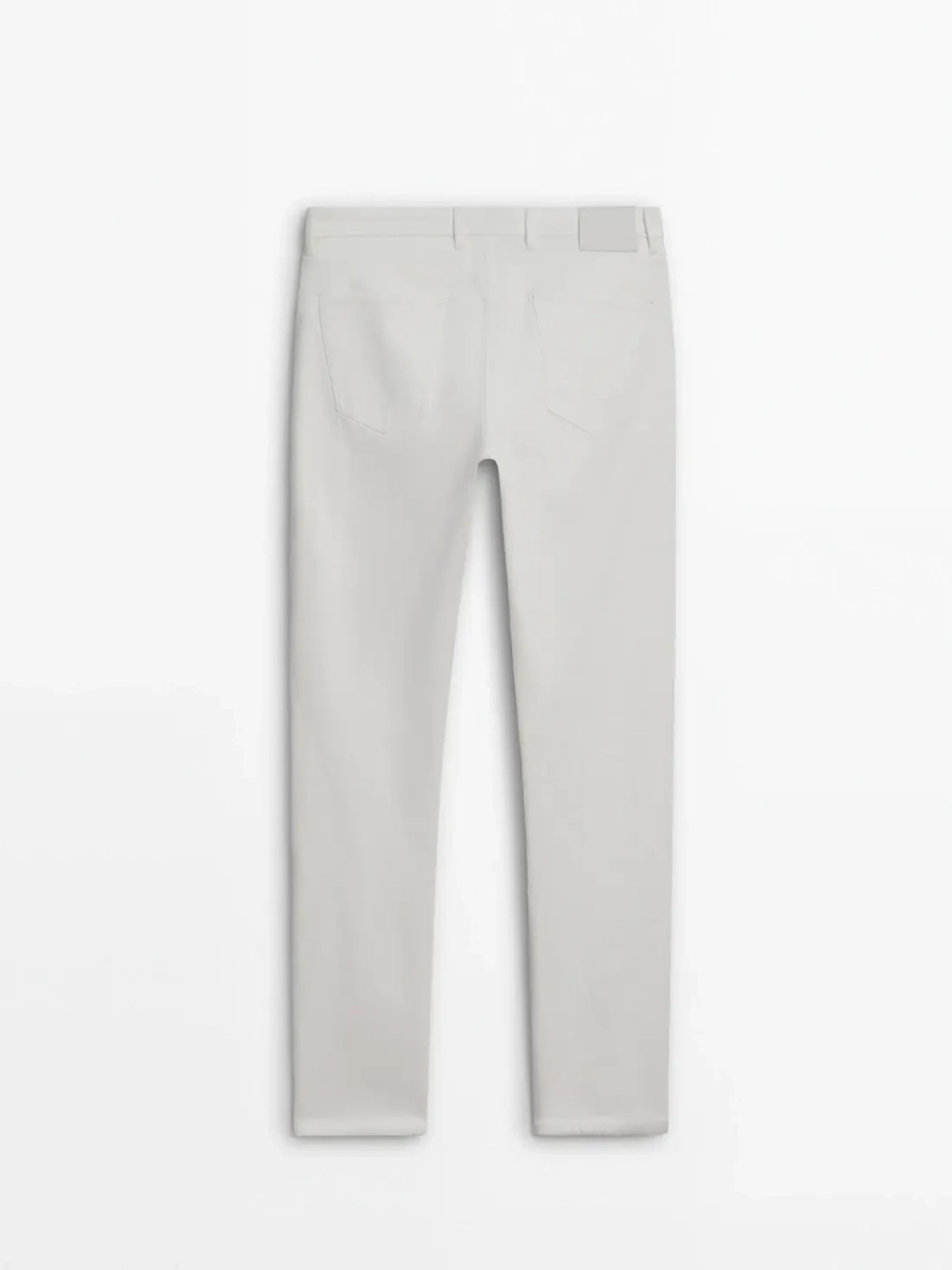 Massimo Dutti Зауженные джинсы, цвет слоновой кости