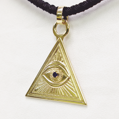 Подвес Illuminati с сапфиром