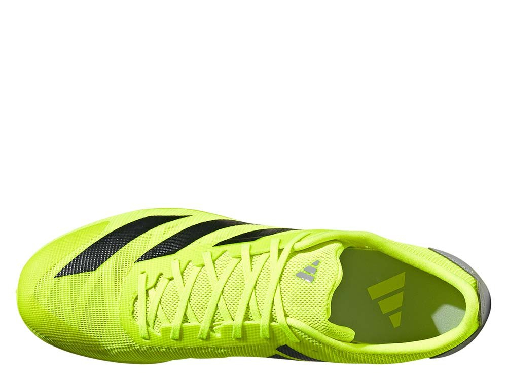 Мужские беговые кроссовки adidas Adizero XCS M лаймово-чёрные