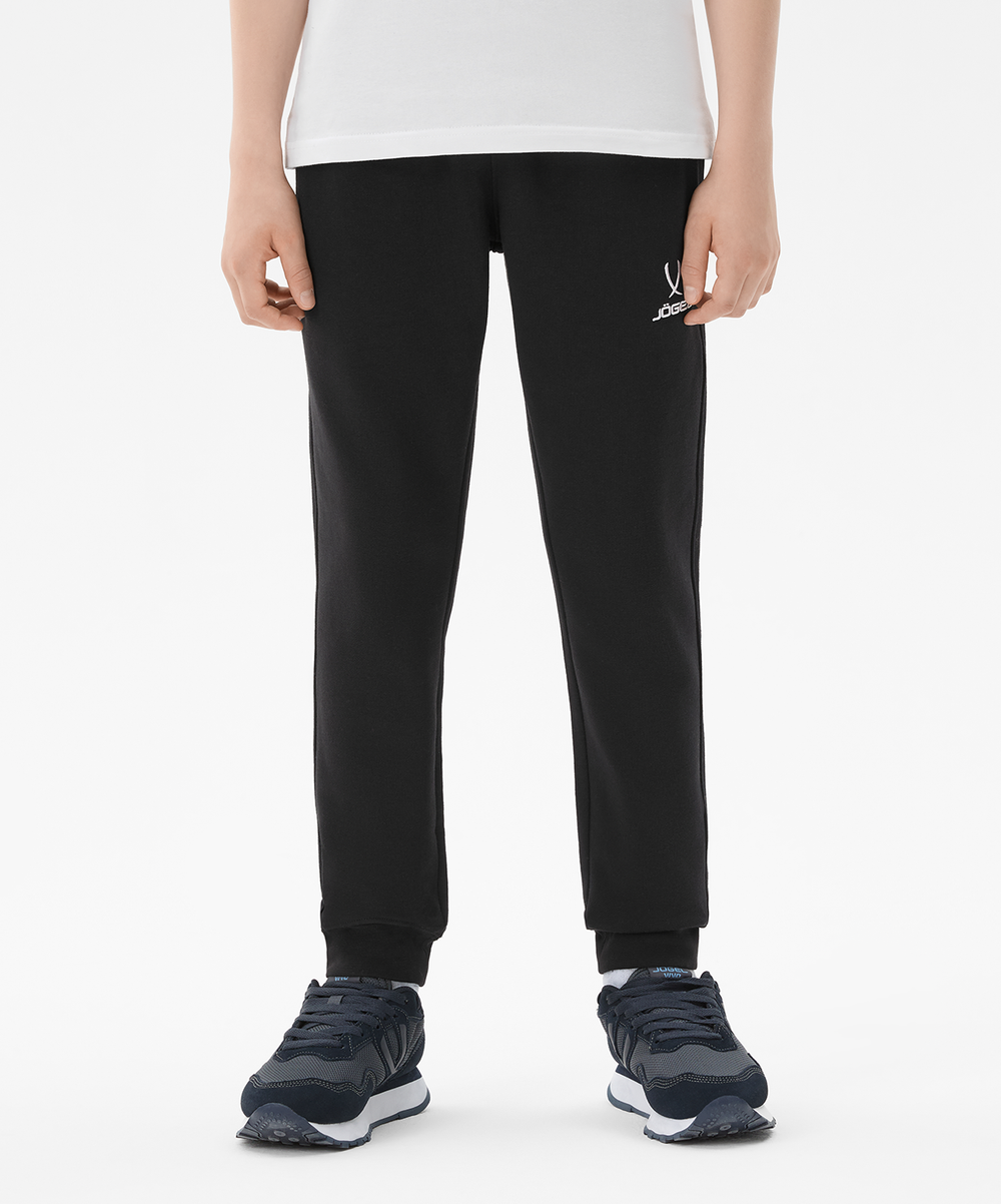 Флисовые брюки ESSENTIAL Cotton Fleece Pants, черный, детский