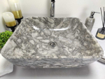 Раковина из мрамора Square Doreng Grey MS-60192 45*45*15