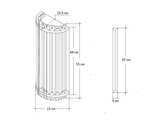 62GDW-D007K5B/550 Бра LLOYD M 15*11*55 см