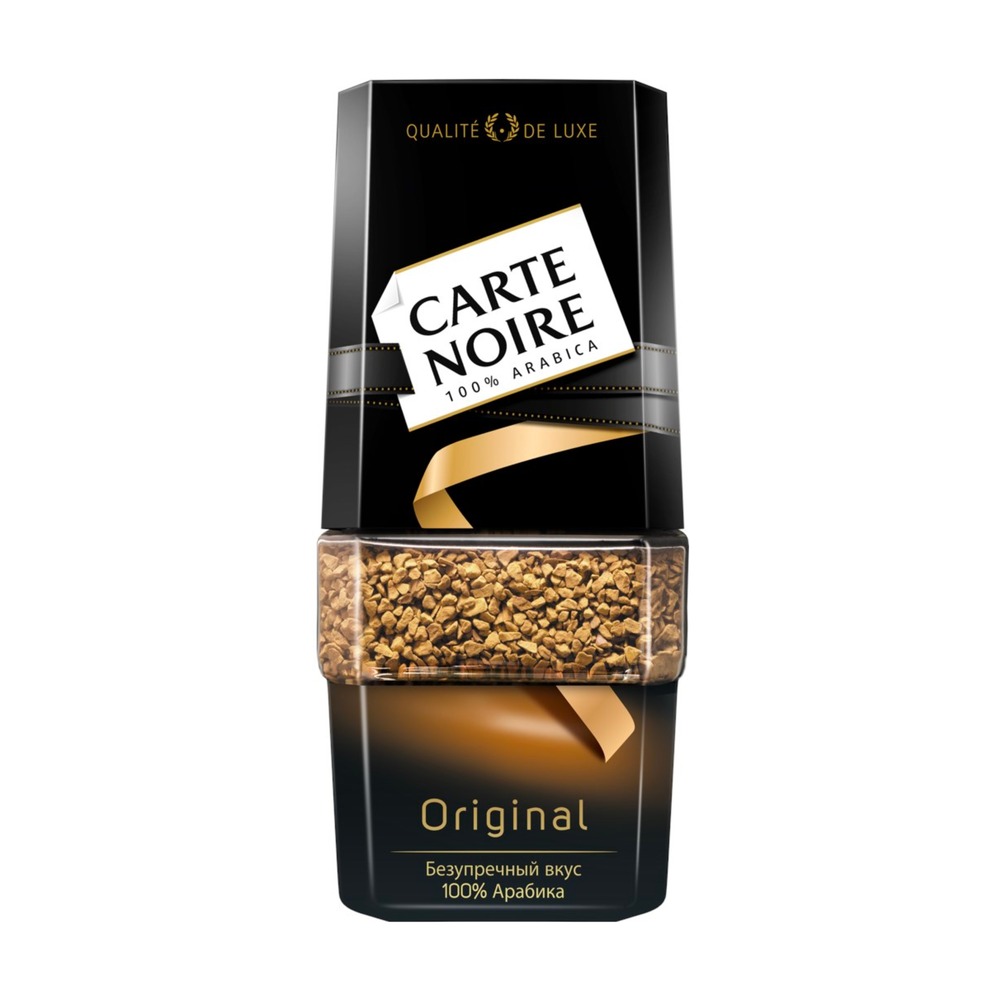 Кофе растворимый Carte Noire Original, 190 г, стеклянная банка